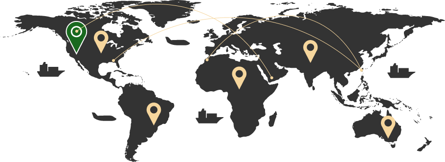 Global Shipping Map